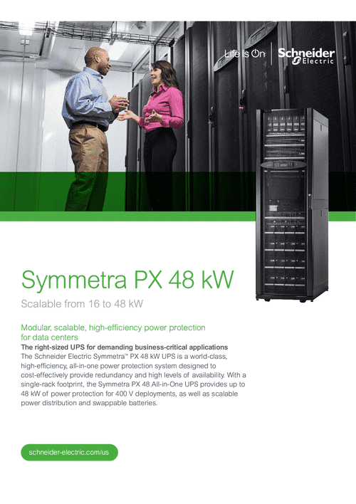 Podgląd Broszura UPS Symmetra PX 16-48 kW