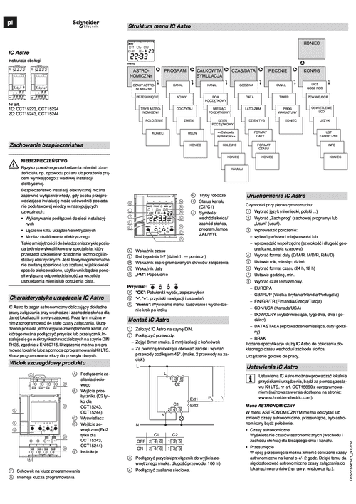 Podgląd Instrukcja łącznik astronomiczny IC Astro