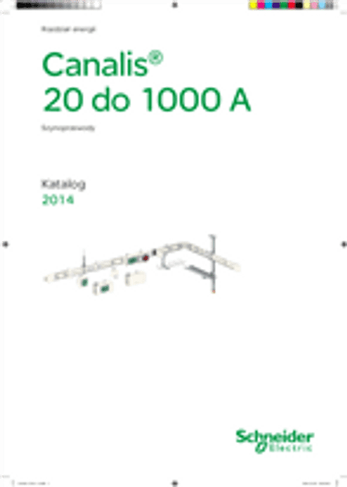 Podgląd Katalog szynoprzewodów Canalis 20 do 1000A (KBA, KBB, KNA, KS, KDP)