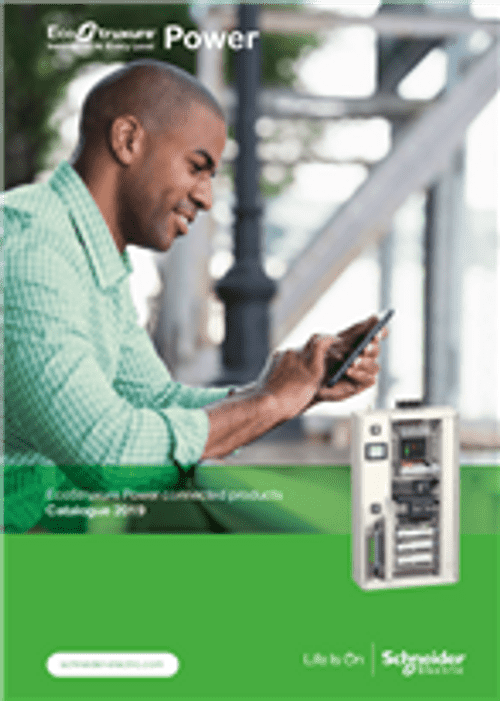 Podgląd Katalog rozwiązania EcoStruxure Power do skomunikowanych urządzeń