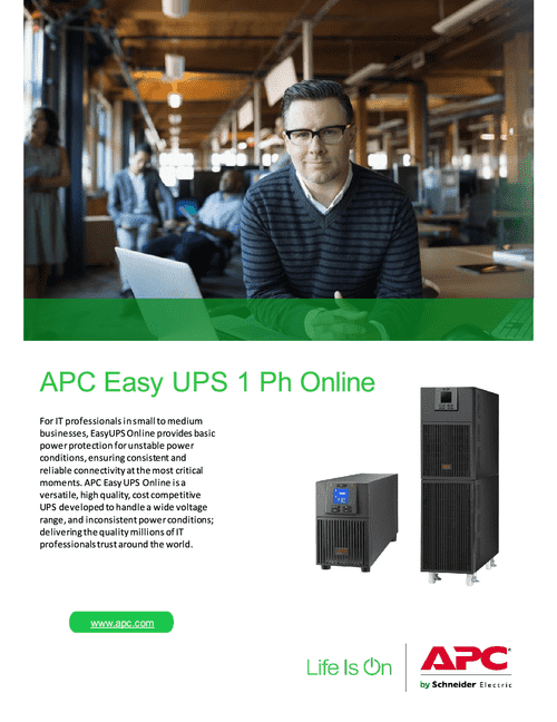 Podgląd Broszura Easy UPS 1Ph