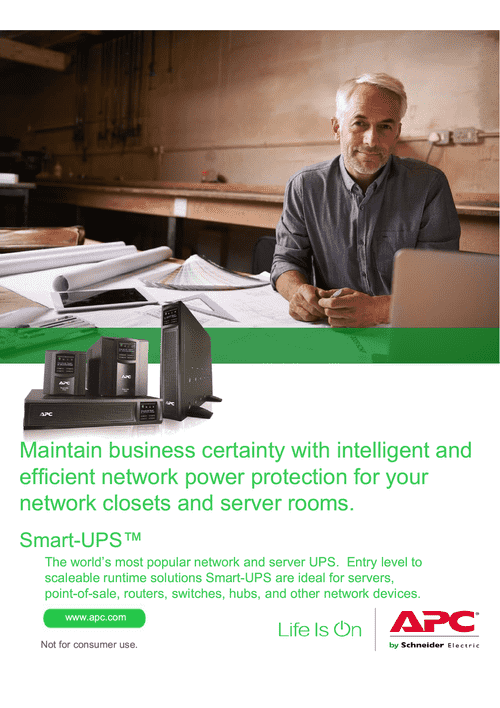 Podgląd Broszura Smart UPS (SMT/SMX)