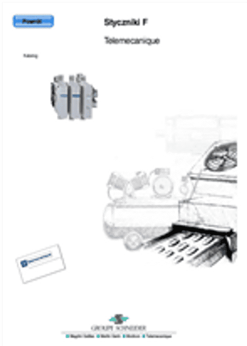 Podgląd Katalog styczniki TeSys F (Telemecanique)
