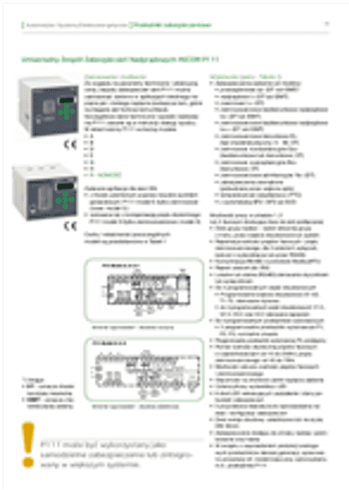 Podgląd Karta katalogowa MiCOM P111
