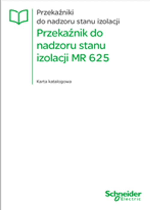 Podgląd Karta katalogowa przekaźniki nadzoru izolacji MR 625
