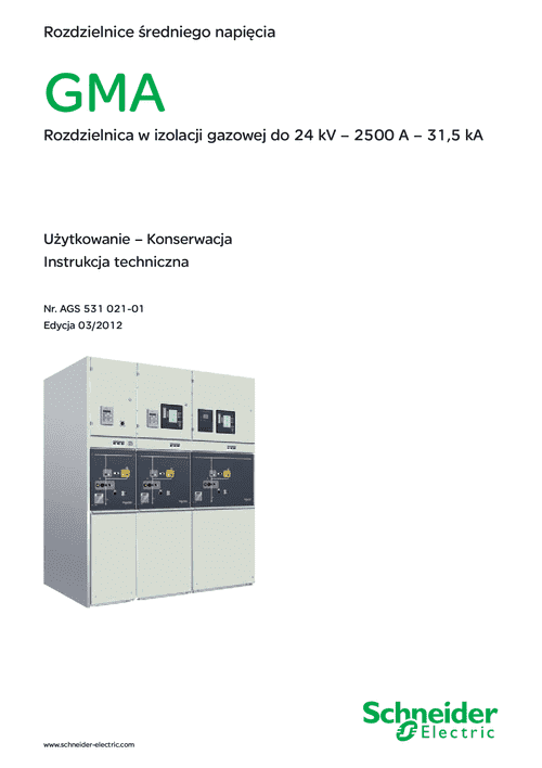 Podgląd Instrukcja techniczna DTR GMA