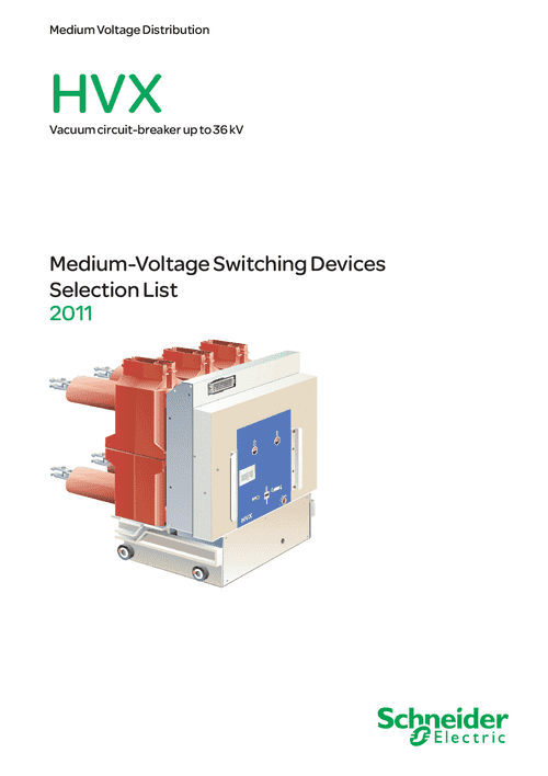 Podgląd Katalog wyłączników HVX