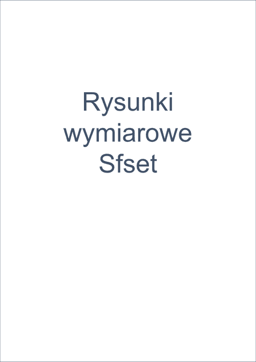 Podgląd Rysunki wymiarowe Sfset