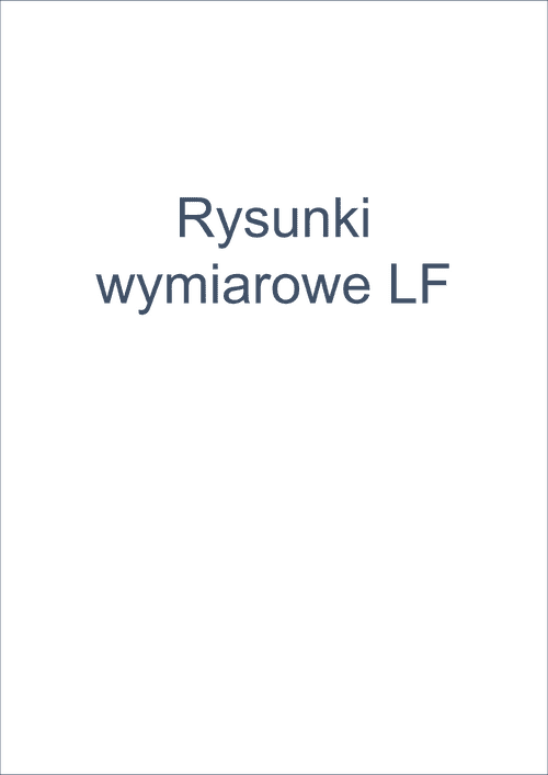 Podgląd Rysunki wymiarowe LF