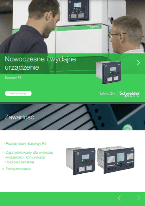 Podgląd Broszura Easergy P3