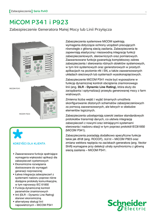 Podgląd Katalog Micom P341