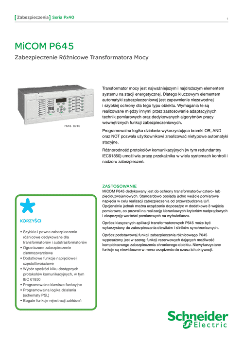 Podgląd Katalog Micom P645