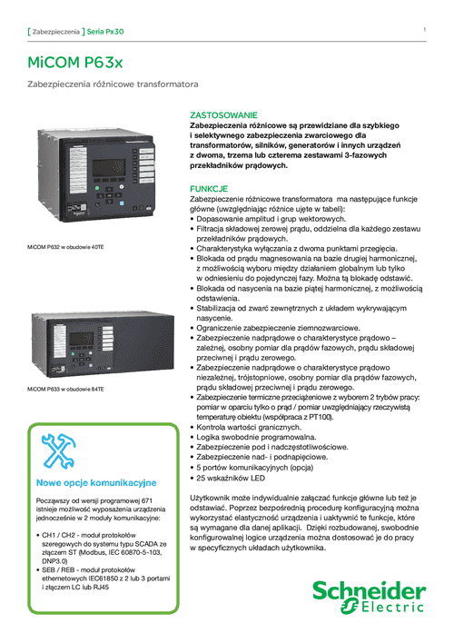 Podgląd Katalog Micom P63x