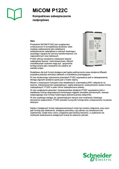Podgląd Katalog Micom P122C
