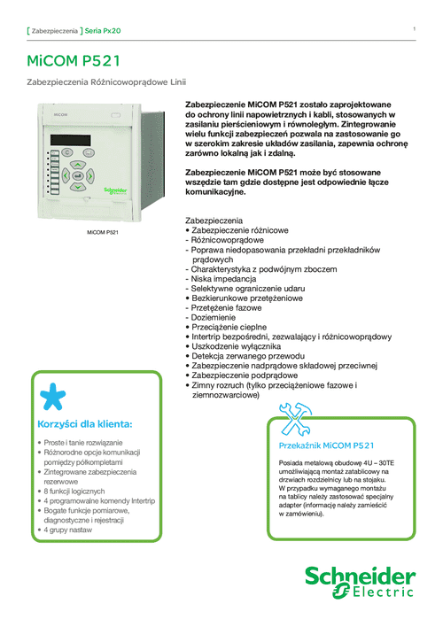 Podgląd Katalog Micom P521