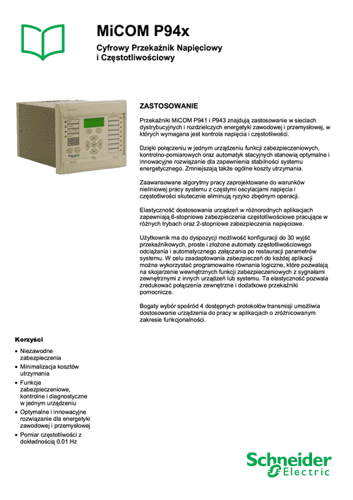 Podgląd Katalog Micom P94x