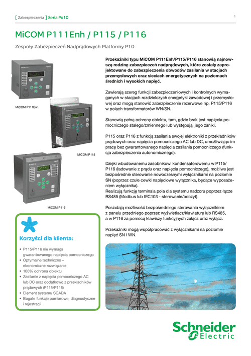 Podgląd Katalog Micom P111Enh P115 P116