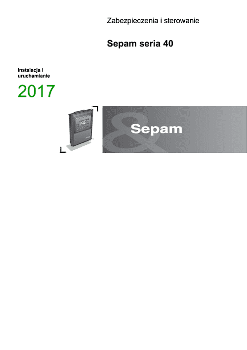 Podgląd Instrukcja Sepam 40