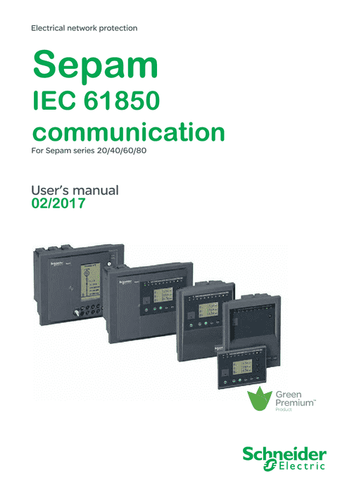 Podgląd Poradnik Sepam, IEC 61850