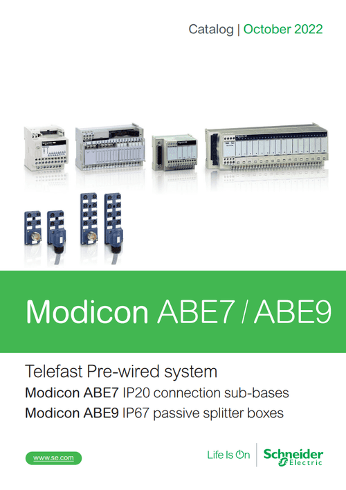 Podgląd Katalog Modicon ABE7, ABE9 - system połączeń