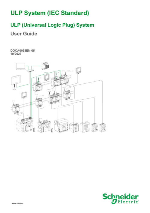 Podgląd Instrukcja użytkownika System ULP dla Masterpact i Compact (Standard IEC)