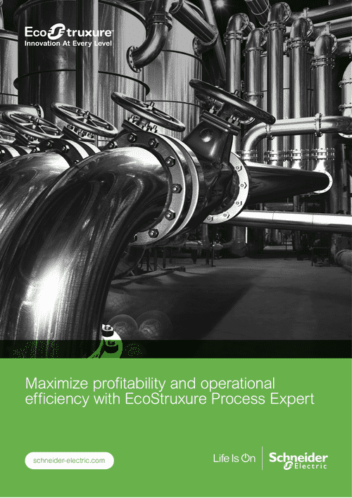 Podgląd Broszura optymalizacja efektywności energetycznej - EcoStruxure Process Expert