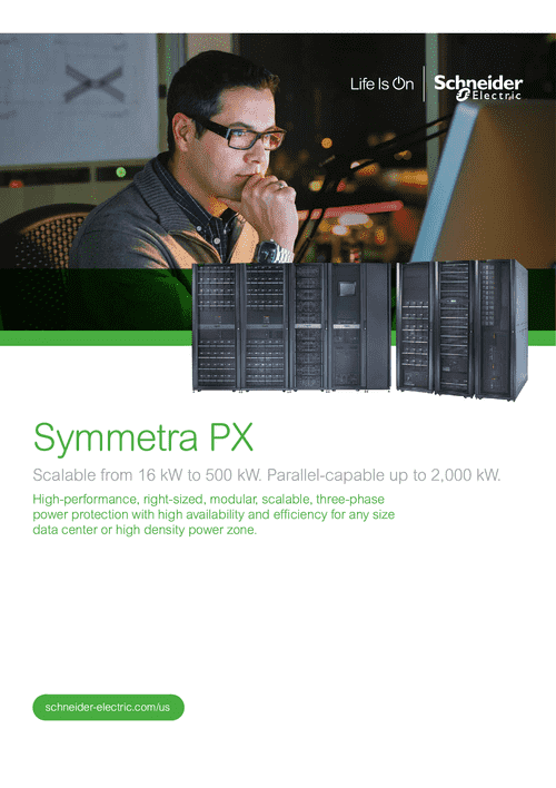 Podgląd Broszura UPS Symmetra PX 16-500 kW