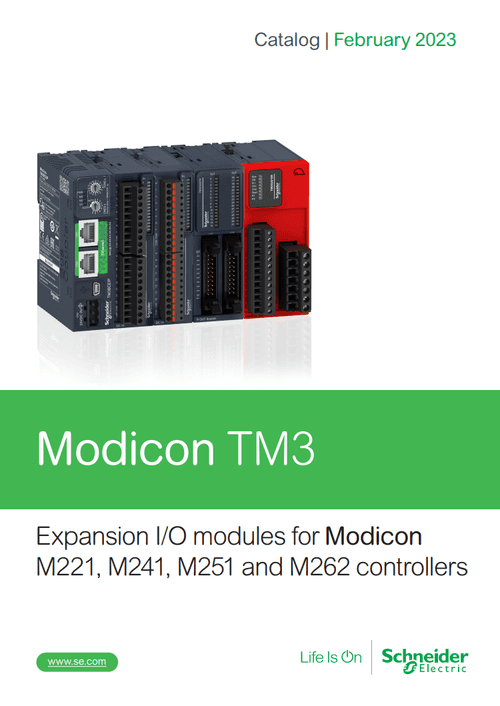 Podgląd Katalog moduły Modicon TM3