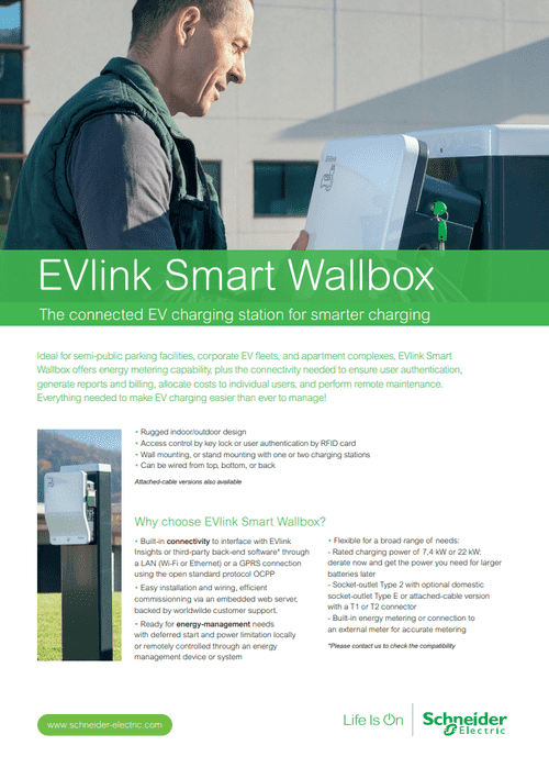 Podgląd Broszura EVLink Smart Wallbox