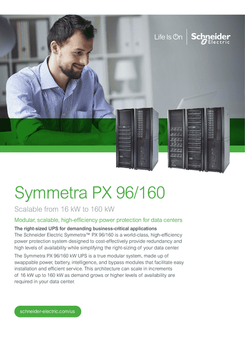 Podgląd Broszura UPS Symmetra PX 96/160 kW