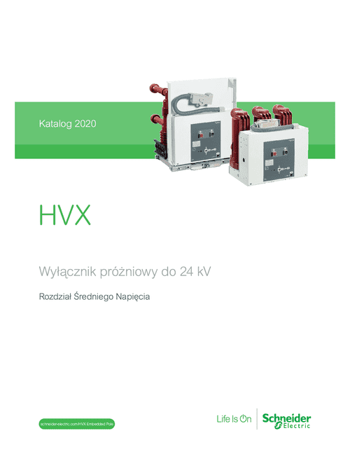 Podgląd Katalog wyłączników próżniowych HVX do 24kV