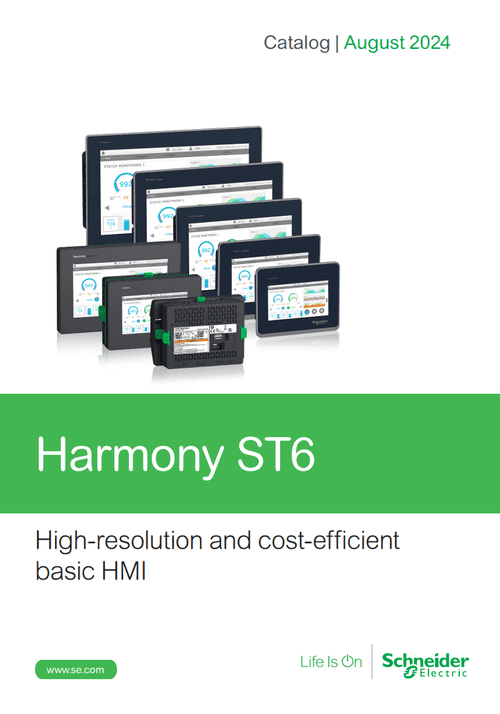Podgląd Katalog panele graficzne HMI Harmony ST6