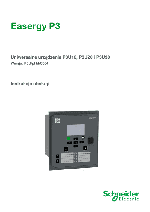 Podgląd Instrukcja Easergy P3