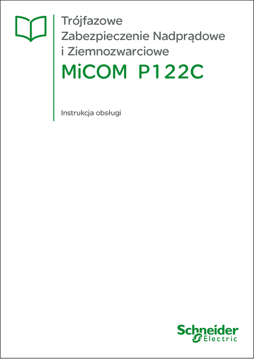 Podgląd Instrukcja MiCOM P122C
