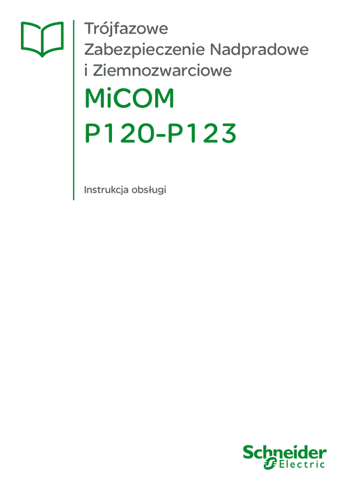Podgląd Instrukcja MiCOM P120-P123