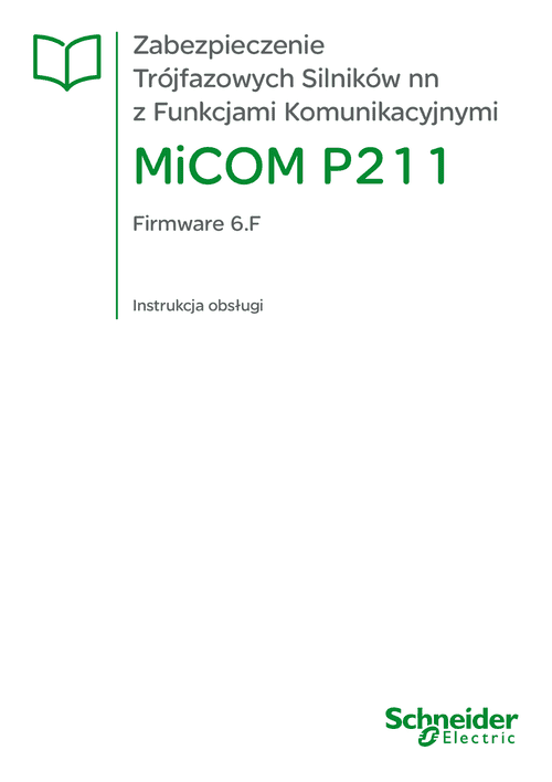 Podgląd Instrukcja MiCOM P211