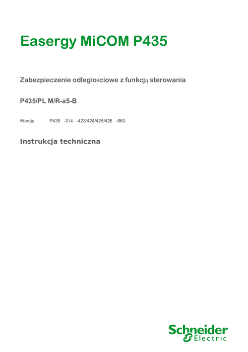 Podgląd Instrukcja Micom P435