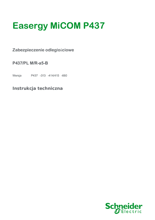 Podgląd Instrukcja Micom P437