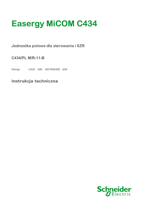 Podgląd Instrukcja Micom C434 wersja 650