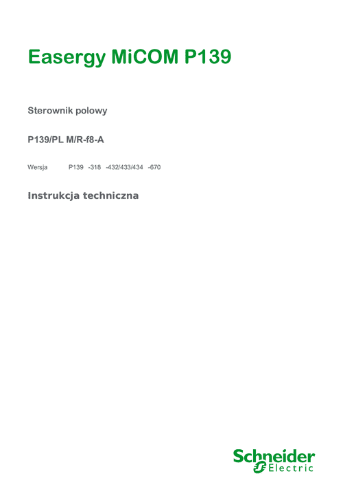 Podgląd Instrukcja Micom P139 wersja 670