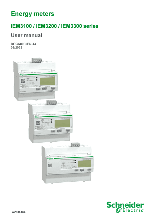 Podgląd Instrukcja techniczna iEM3100 iEM3200 iEM3300 (DTR)